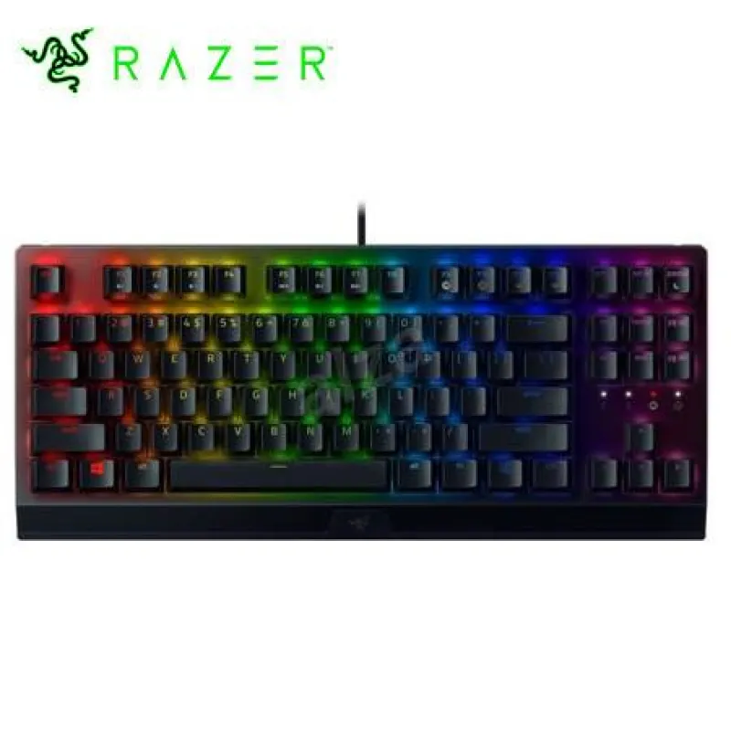 TECLADO RAZER BLACKWIDOW V3 TKL MECHANICAL SWITCH YELLOW US CHROMA BLACK (RZ03-03491800-R3M1)