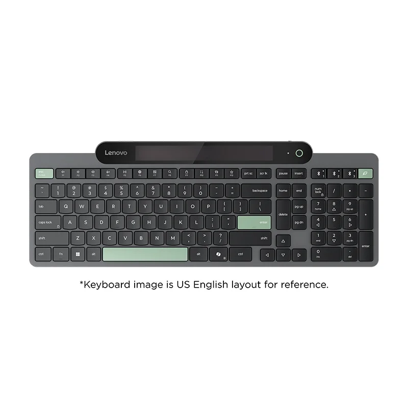 Teclado Lenovo Bluetooth Autorrecargable - Español La 171Diseñado Para Profesion