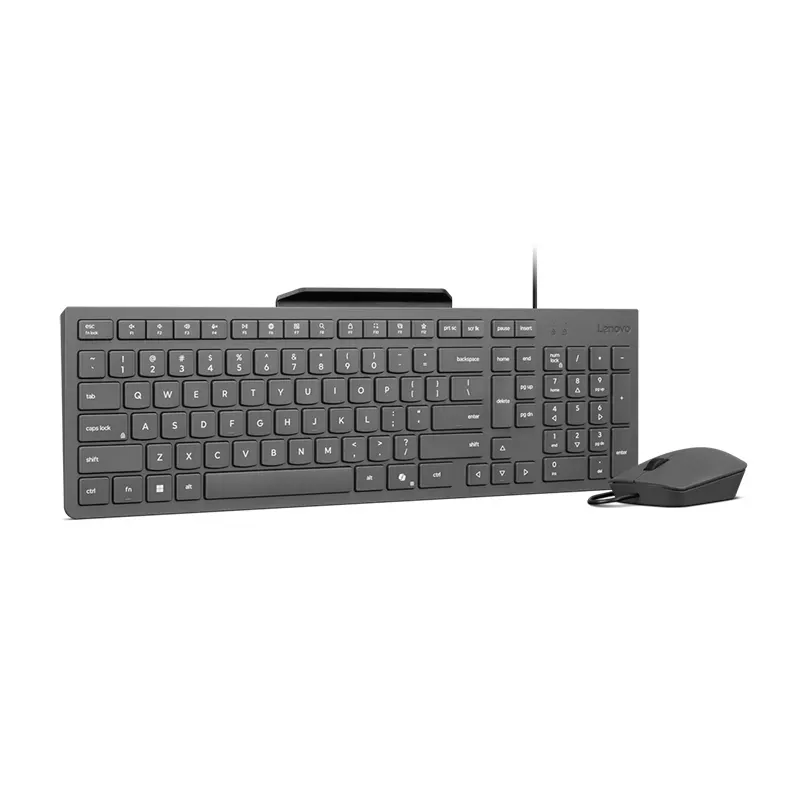 Combo Kit De Teclado + Mouse Lenovo 310, Interfaz: USB-A Con Cable, En Español (La)