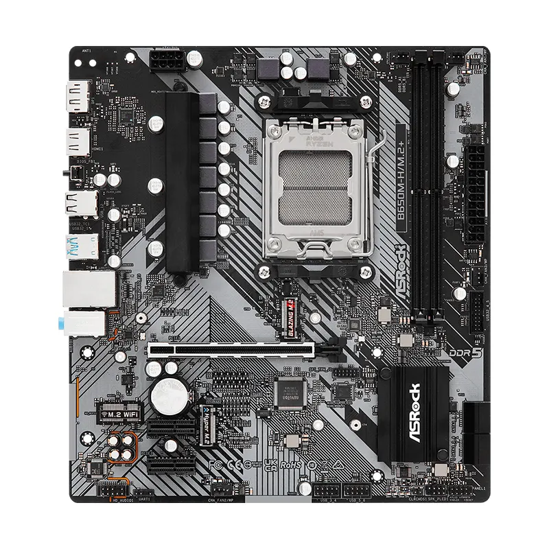 Motherboard Asrock B650M-H/M.2+, Chipset AMD B650, Socket AMD Am5, Matxsoporta P