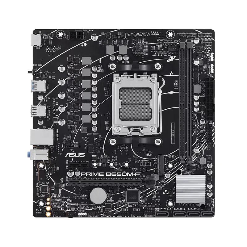 Motherboard Asus Prime B650M-F, Chipset AMD B650,Socket AMD Am5, Matxsoporta Pro