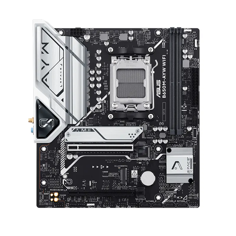 Motherboard Asus B650M-Ayw Wifi, Chipset AMD B650, AMD Socket Am5, Matxsoporta P