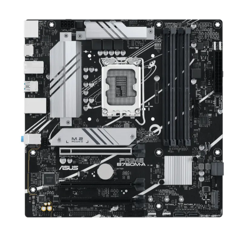 Motherboard Asus Prime B760M-A Chipset INTEL B760, Lga1700, Micro Atxsoporta Pro
