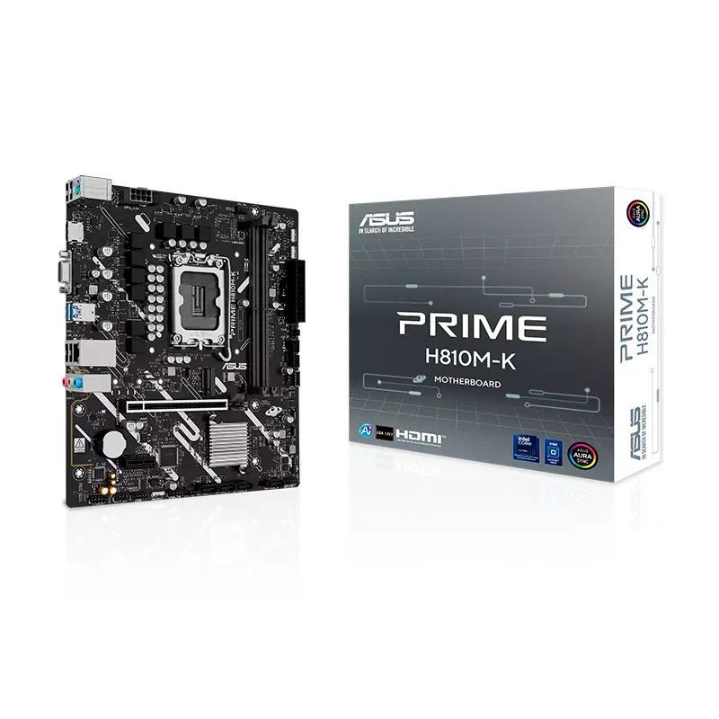 Motherboard Asus Prime H810M-K, Chipset INTEL H810, Lga1851, Vga, Dp, Matxsoport