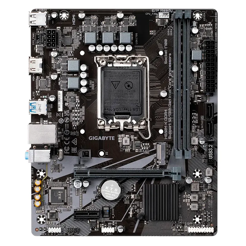 Motherboard Gigabyte H610M K DDR4 (Rev. 1.0) Chipset INTEL H610, Lga1700, Micro ATX