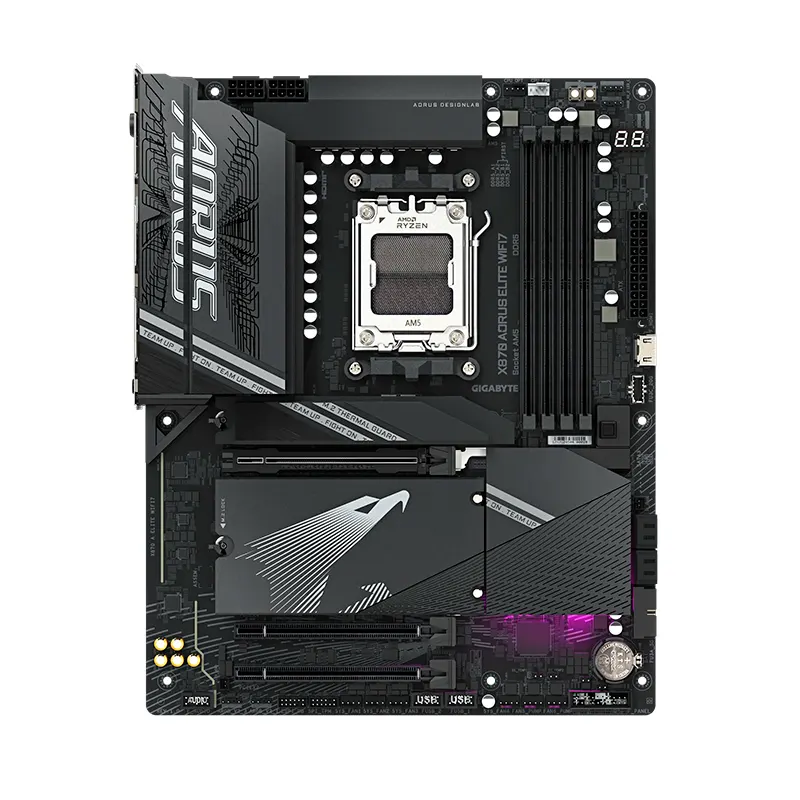 Motherboard Gigabyte X870 Aorus Elite Wifi7, Chipset AMD X870, Socket AMD Am5, ATX