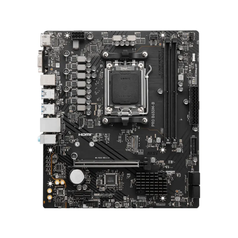 Motherboard MSI Pro B650M-B, Chipset AMD B650, Socket AMD Am5, Matxsoporta Proce