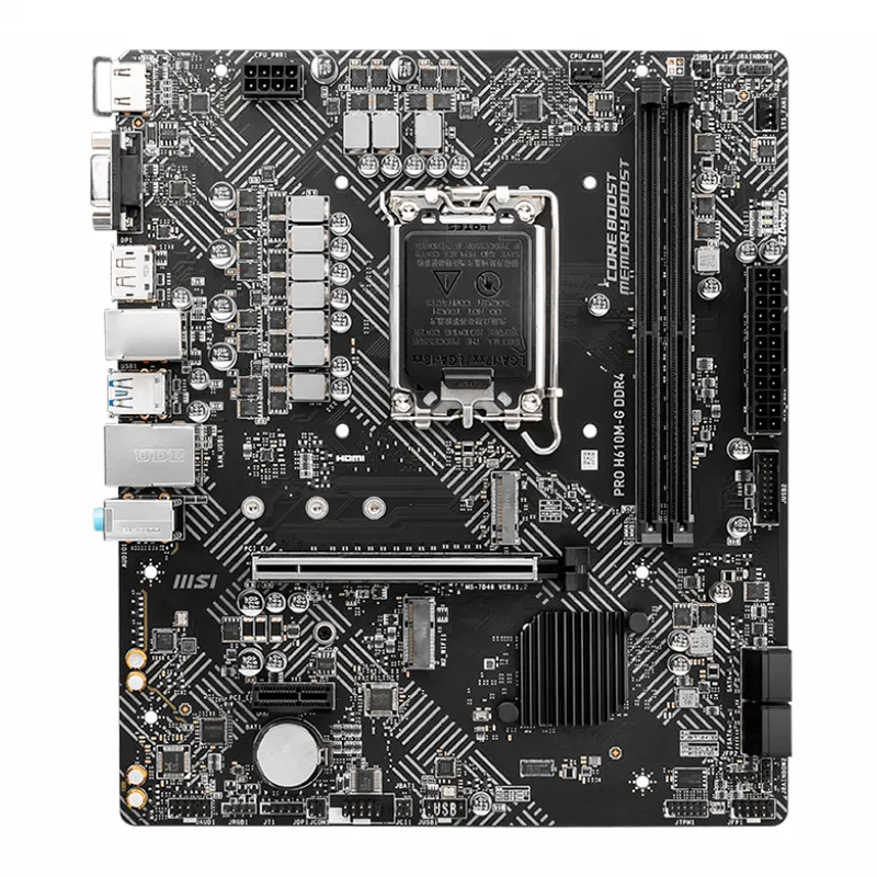 Motherboard MSI Pro H610M-G Ddr4, Chipset INTEL H610, Lga1700, Matxsoporta Proce