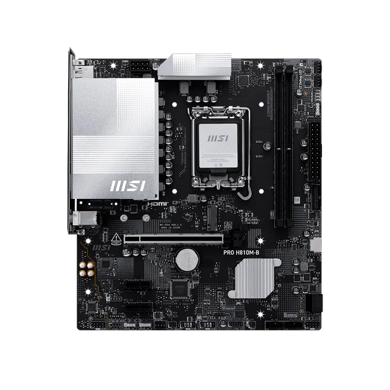 Motherboard MSI Pro H810M-B, Chipset INTEL H810, Lga 1851, Hdmi, Dp, Matxsoporta