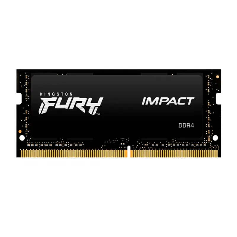 Memoria Sodimm Kingston Fury Impact, 8Gb, Ddr4, 3200Mt/S, Pc4-25600, Cl20, 1.2V.