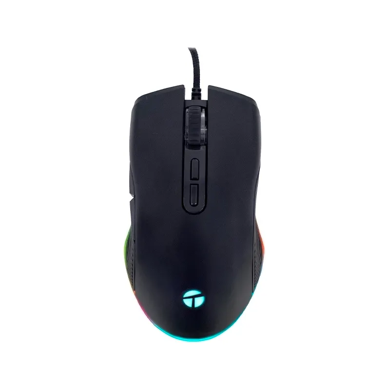 Mouse Gamer Teros Te-1233G, DPI Hasta 7200, Rgb,7Botones, Usb, Negrodomina Tus P