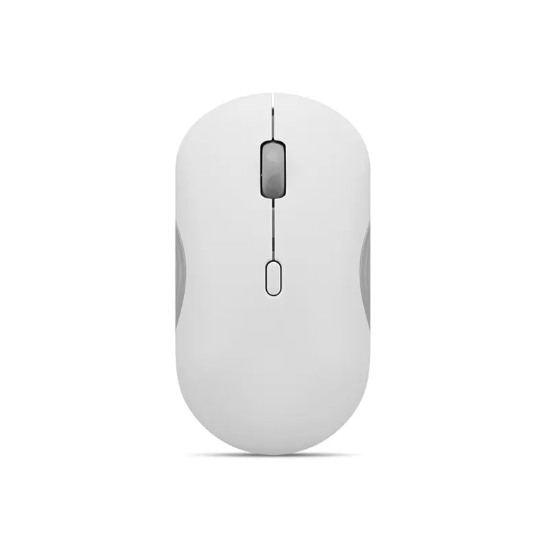 Mouse Lenovo 350 Silencioso Inalambrico (Dual Bluetooth 5.3) Color Gris Nube, Sin Bat