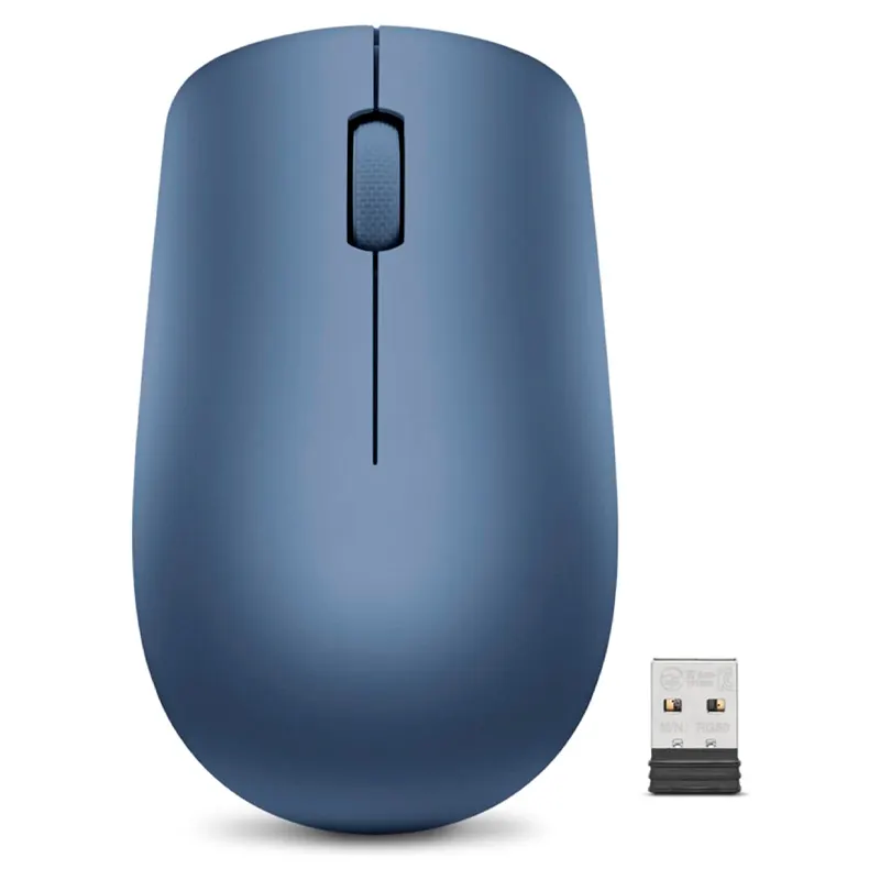 Mouse Lenovo 530, Interfaz Sensor Óptico, 1200Dpi, 3 Botones, Color Abismo Azulr