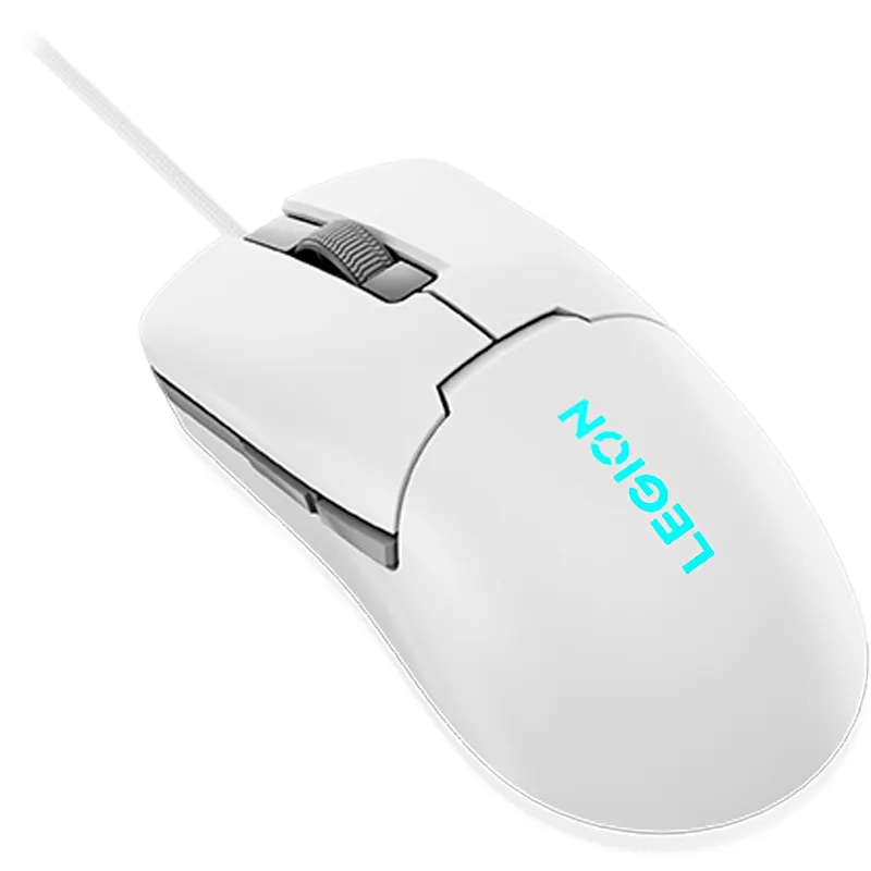 Mouse Gamer Lenovo Legion M300S, USB 2.0/Hasta 8000 Dpi/1000Hz/Rgb/Glacier White (Bla