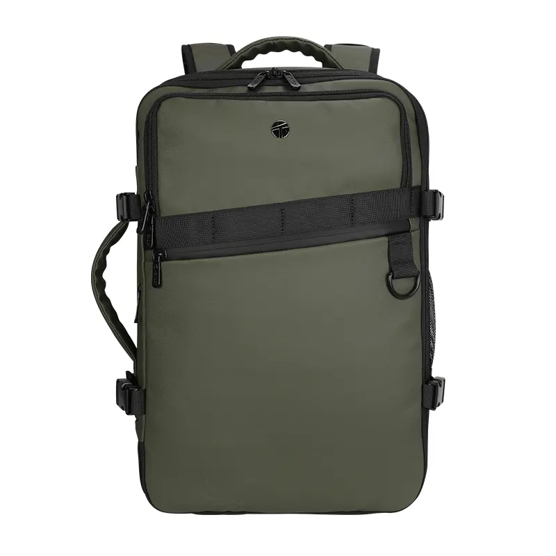 Backpack Teros Travel Te-9040Dg, Para Notebooks De Hasta 15.6, Color Verdeversa