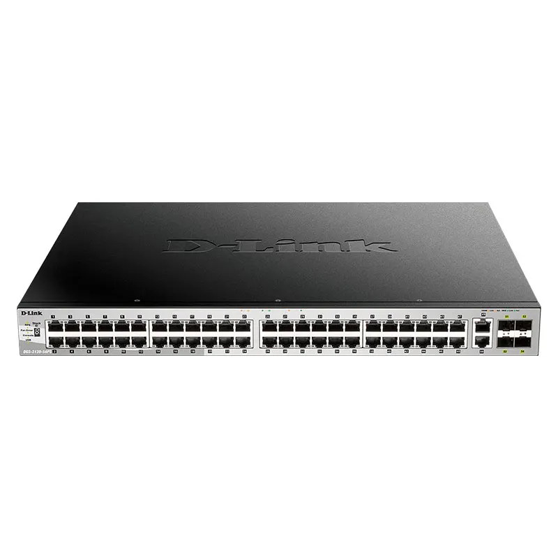 Switch D-LINK Dgs-3130-54Ps, Administrable, Apilable De Capa 3.Puertos: 48 X 10/
