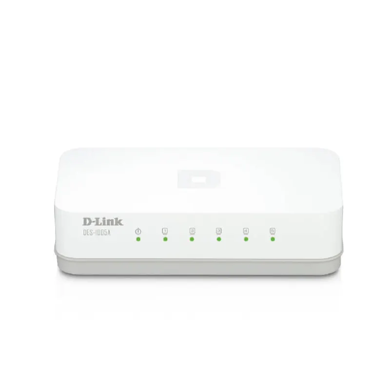 Switch D-LINK Des-1005A, 5 Puertos Rj-45 10/100 Mbps, Estándares Ieee 802.3/U/X. Pres