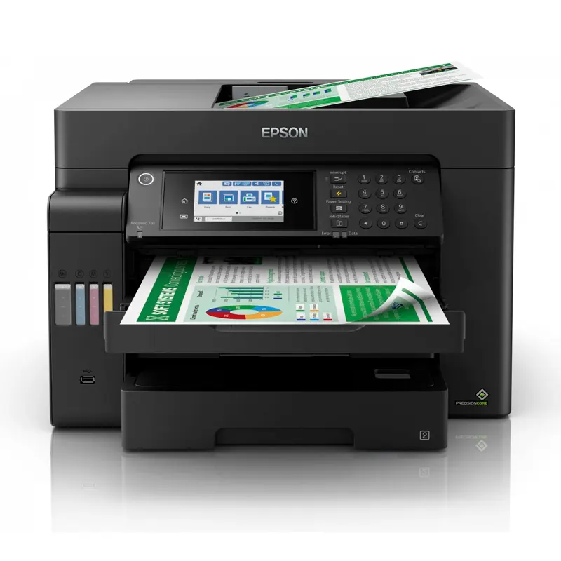 Multifuncional De Tinta Epson Ecotank L15150, Imprime/Escanea/Copia/Fax/Wi-Fi/Usb/Eth