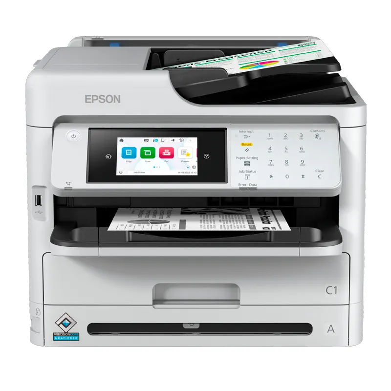 Impresora Multifuncional Epson Wf-M5899, Imprime / Escanea / Copia / Fax / LAN / WiFi
