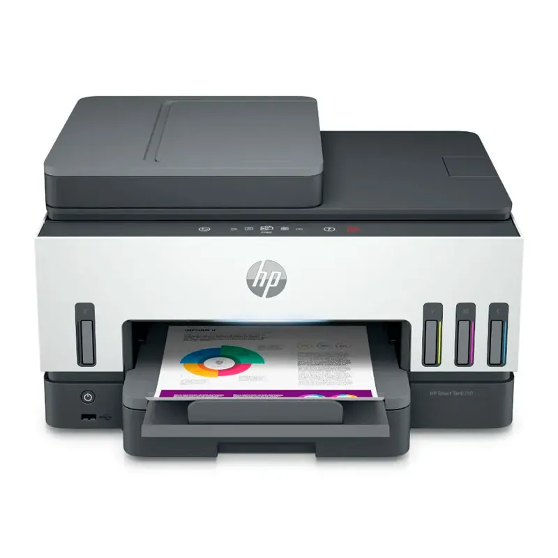 Mltifuncional De Tinta HP Smart Tank 790, Imprime/Escanea/Copia/Fax/Wi-Fi/Usb/Etherne
