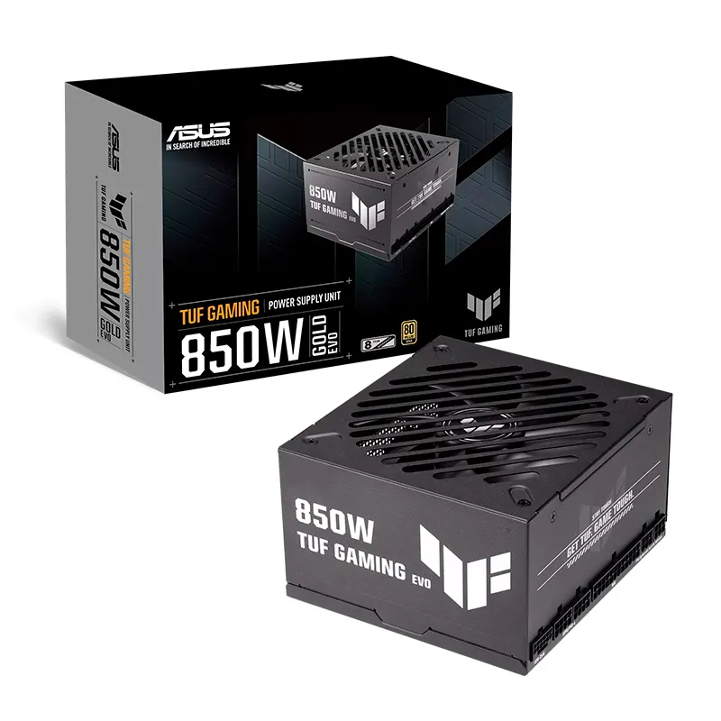 Fuente De Alimentación Asus Tuf Gaming 850G Evo, 850W, 80 Plus Gold, Formato ATX