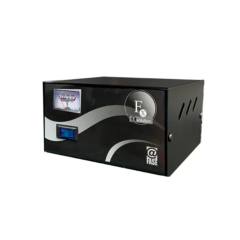Estabilizador Elise - Fase Fxe-10, Sólido, 1.0Kva, 4 Tomas A 220Vac, 1 Toma By-Pass.