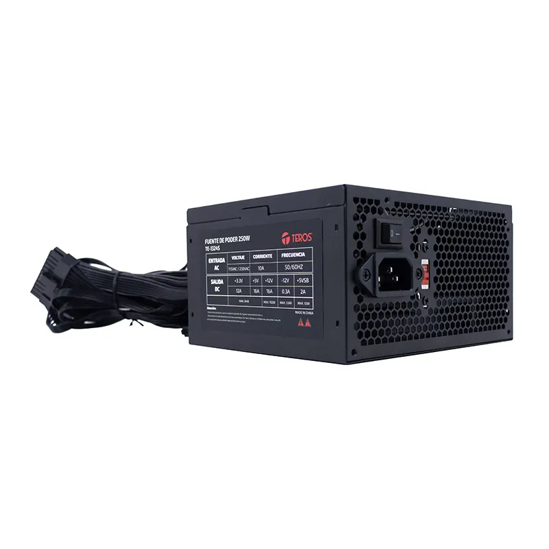 Fuente De Alimentación Teros Te-1324S, Formato Atx, 250W, 115V / 230Vdescubre La