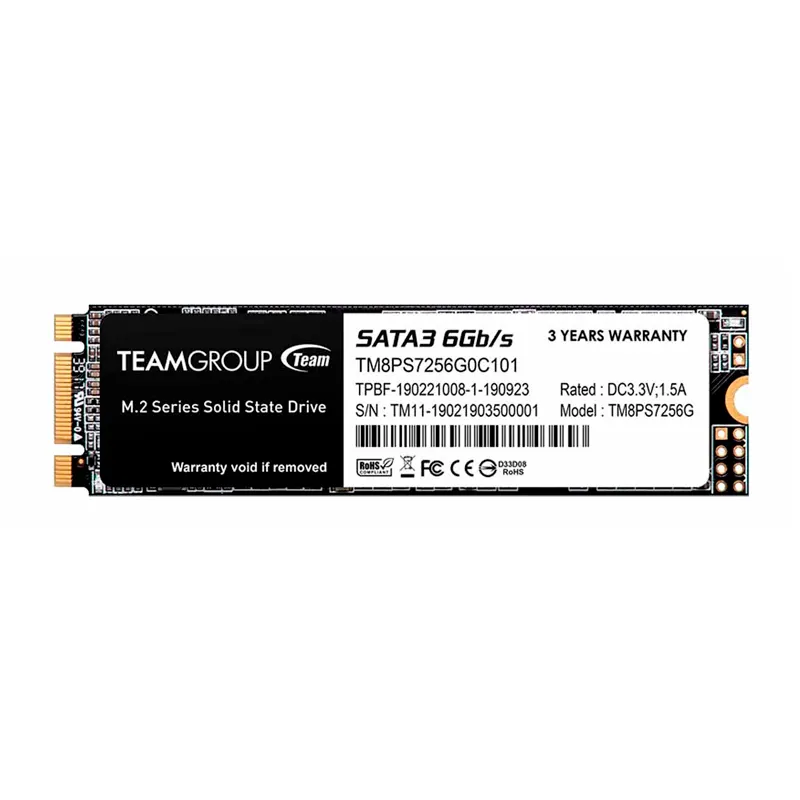 Unidad En Estado Solido Teamgroup 1TB Ms30 M.2 2280 SATA Iii 6Gb/Svelocidad De E