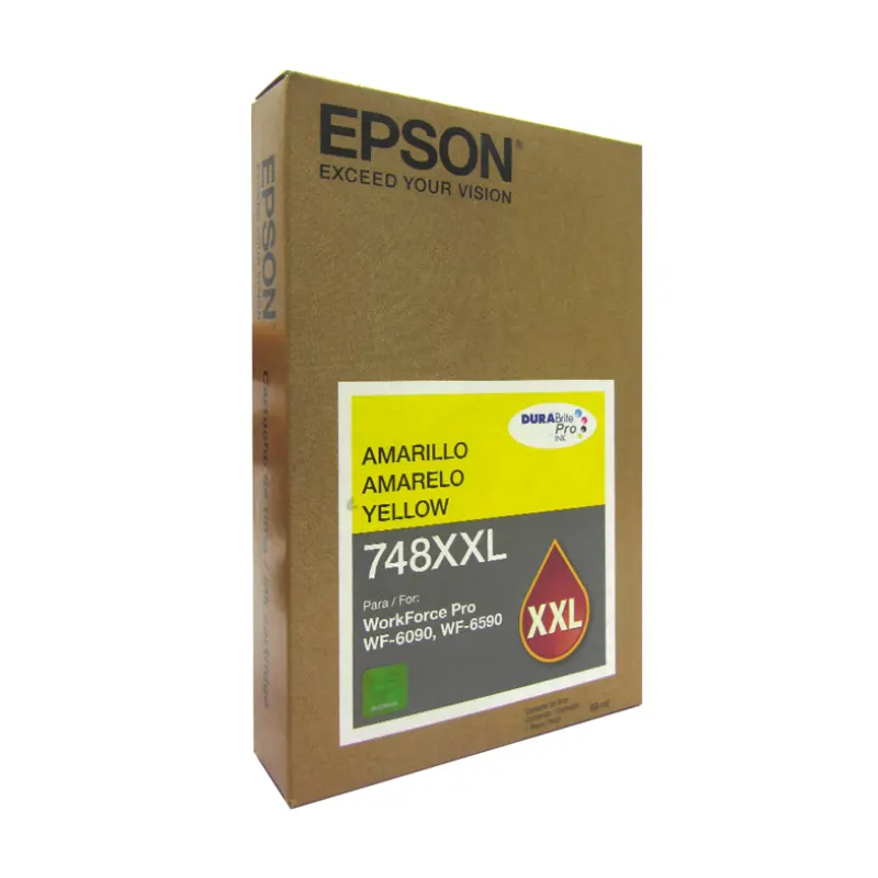 Epson 748, Capacidad Extra Alta.copatible Con Workforce Pro Wf-6090, Wf-6590, Wf