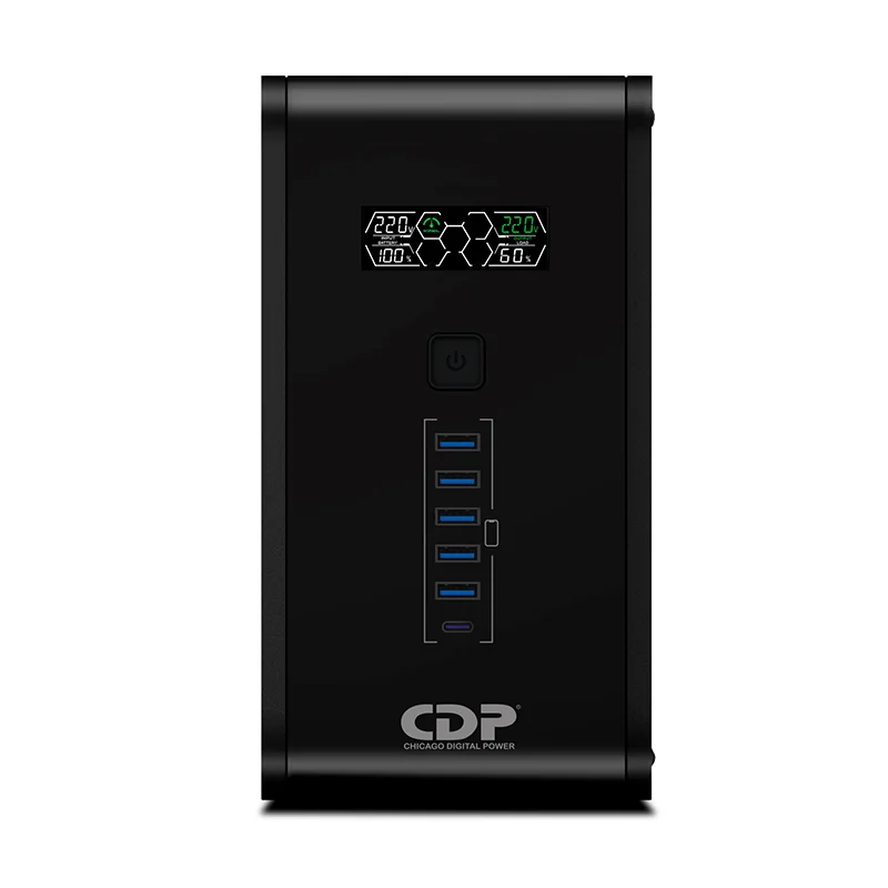UPS Interactivo Cdp (Chicago Digital Power) R-Smart 2010I, 2000Va/1200Wes Un UPS