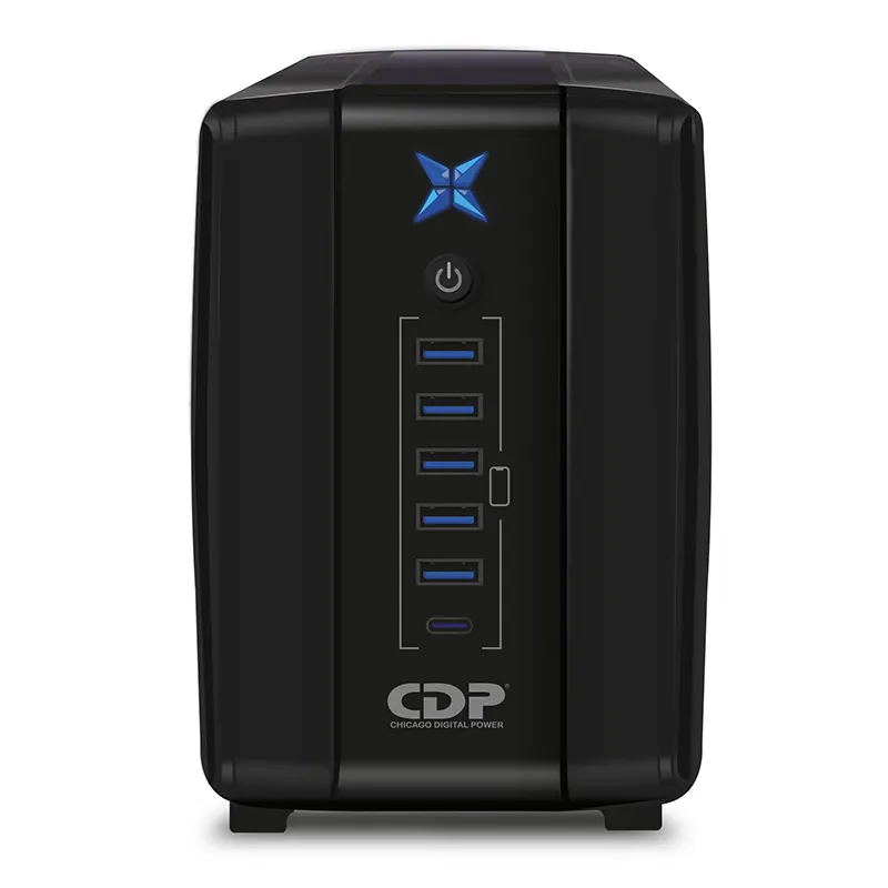 UPS Cdp R-Upr1008I, Interactivo, 1000Va, 500W, 220Vca / 50/60Hz (Ajuste Automático)