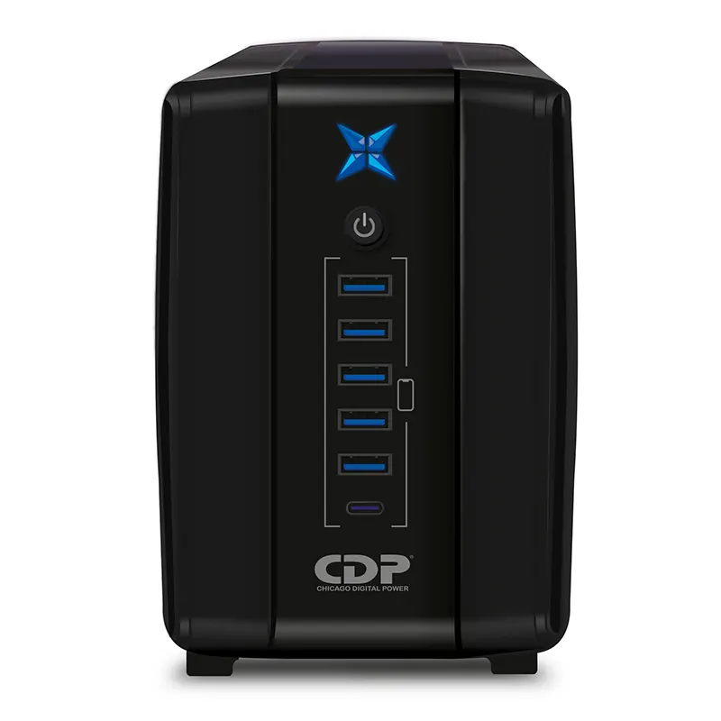 UPS Cdp R-Upr758I, Interactivo, 750Va, 375W, 220Vca / 50/60Hz (Ajuste Automático)