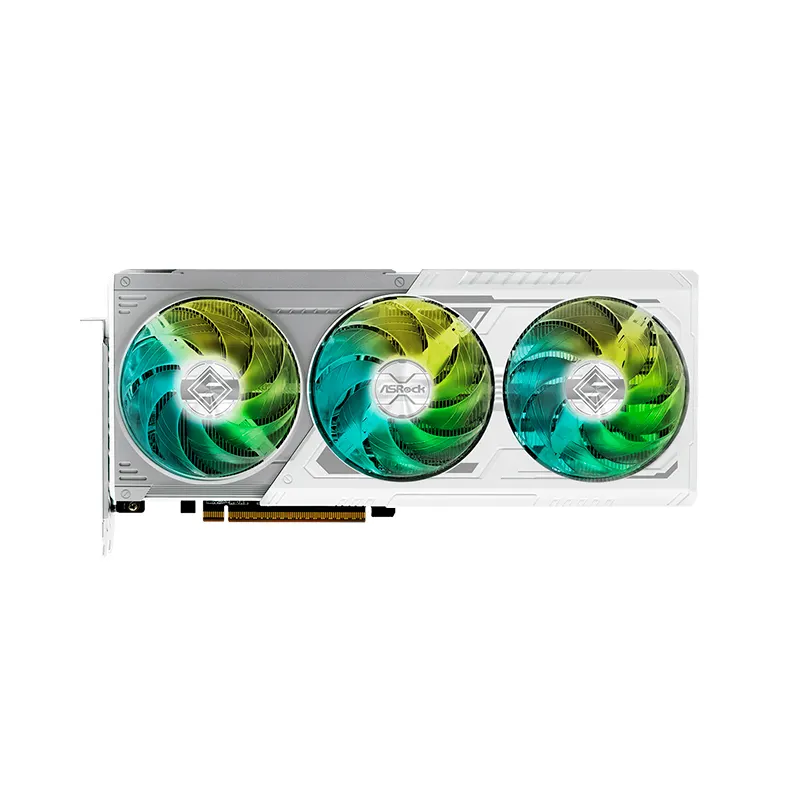 Tarjeta de video ASRock AMD Radeon RX 9070 XT Steel Legend 16 GB , 16 GB GDDR6, PCI-E 5.0