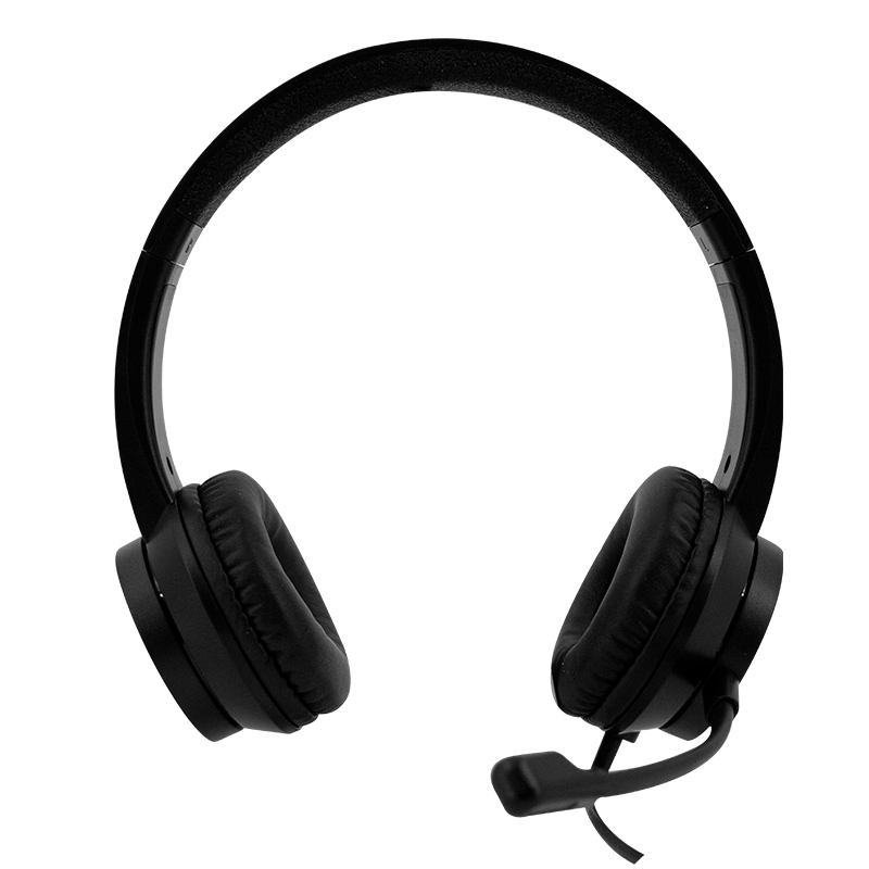 Audífono Teros Te-8037N (Headset), Negrolos Auriculares Alámbricos Teros Te-8037