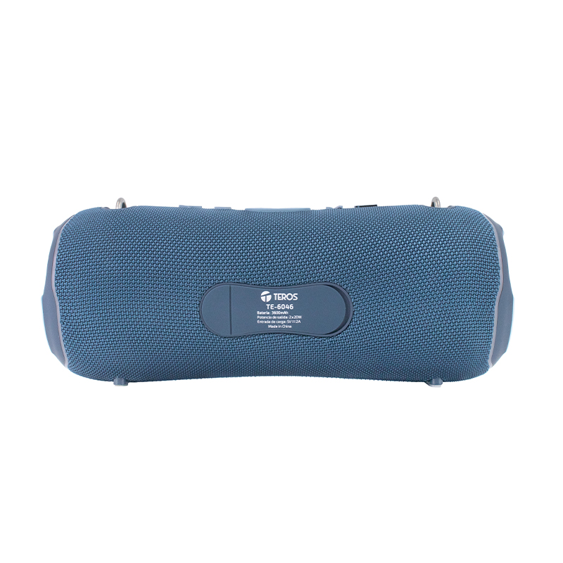 Parlante Ultra Te-6046B, Color Azul, 40Wel Parlante Bluetooth Teros Te-6046B De
