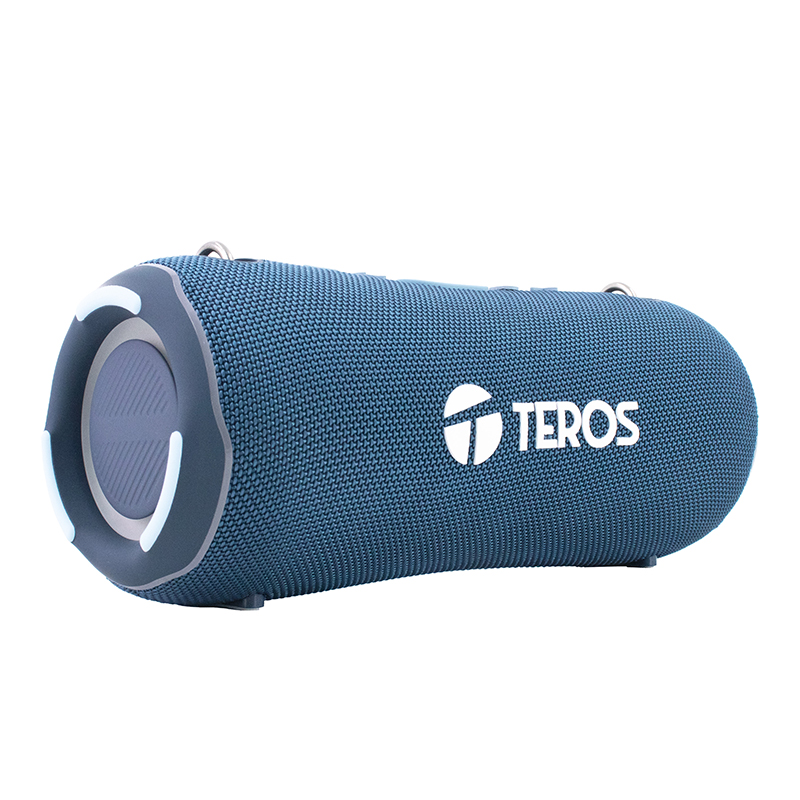 Parlante Ultra Te-6046B, Color Azul, 40Wel Parlante Bluetooth Teros Te-6046B De
