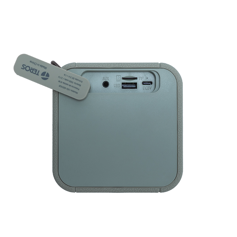 Parlante Inalámbrico Teros Legacy 6051, 8W, BT 5.3, 1500 Mah, Usb, Tf, Aux, Verde @@@