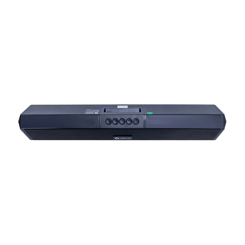 Barra De Sonido Portátil Inalámbrico Teros Vibe 6054, BT 6, 20W, Usb-C, Iluminación L
