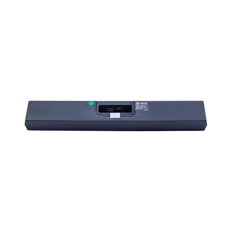 Barra De Sonido Portátil Inalámbrico Teros Vibe 6054, BT 6, 20W, Usb-C, Iluminación L
