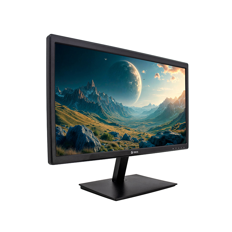 Monitor plano TEROS TE-1916S, 19.5" HD TN, 75Hz, 5ms, HDMI, VGA, Audio out, Parlantes