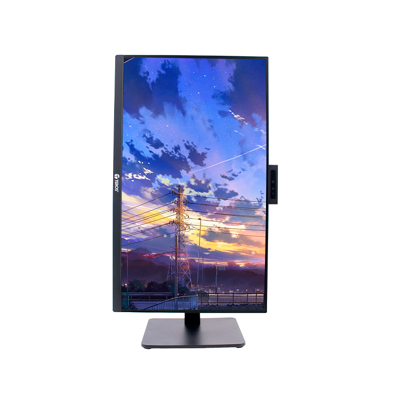 Monitor Plano Teros Te-2416Cs, 23.8 QHD Ips, 100Hz, 1Ms, Hdmi, Dp, Cámara, Micrófono