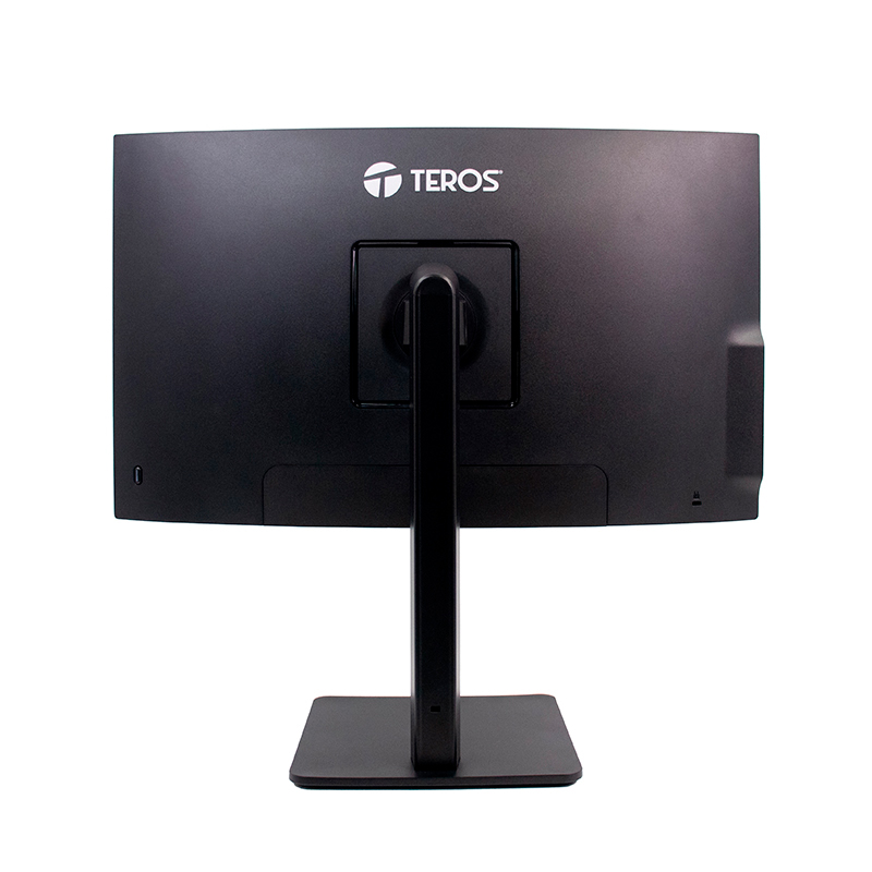 Monitor Plano Teros Te-2416Cs, 23.8 QHD Ips, 100Hz, 1Ms, Hdmi, Dp, Cámara, Micrófono