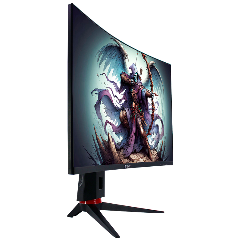 Monitor Curvo Gaming Teros Te-3215G, 31.5 FHD Va, 165Hz, 1Ms, Hdmi, Dp, Audio Out