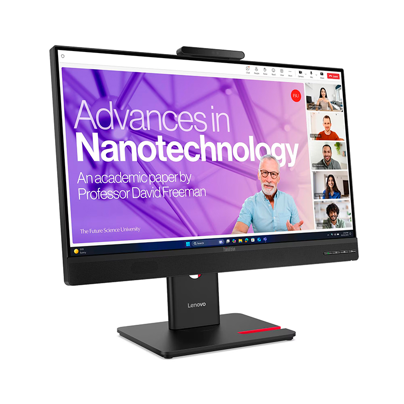 Monitor Lenovo Thinkvision T24-4V, 23.8 Wled Fhd/Ips/Hdmi/Dp/Vga/Usb-A X3/Usb-B/Usb-