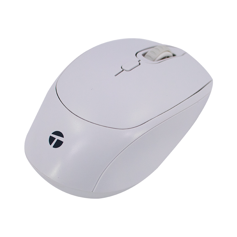 Mouse Óptico Teros Te-1225S, 800-1200-1600 Dpi, Usb, 4 Botones, Color Blancodesc