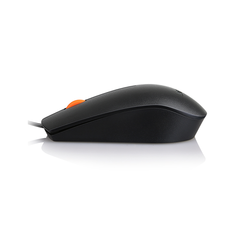 Mouse Lenovo 300, Ergonomico, Tamaño Completo, Optico, Interfaz Usb, Color Negro. @@@