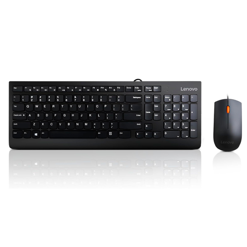 Kit Combo Teclado + Mouse Lenovo 300, Interfaz Usb, Ambidiestro, Diseño Elegante. @@@