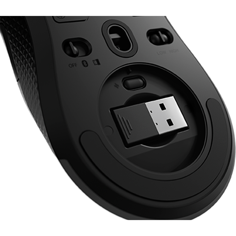 Mouse Gamer Inalambrico Lenovo M600 Legion, Bt5.0/2.4Ghz/Usb 2.0/Hasta 16000 Dpi/Rgb/