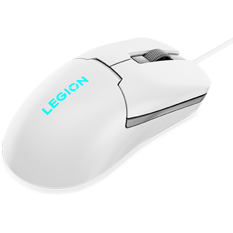 Mouse Gamer Lenovo Legion M300S, USB 2.0/Hasta 8000 Dpi/1000Hz/Rgb/Glacier White (Bla