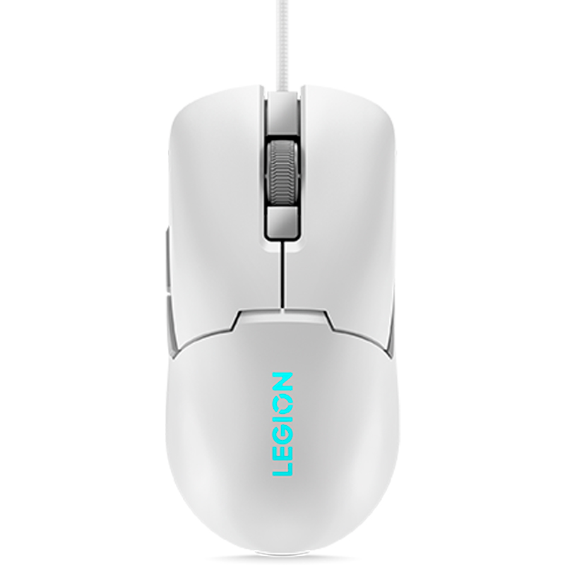 Mouse Gamer Lenovo Legion M300S, USB 2.0/Hasta 8000 Dpi/1000Hz/Rgb/Glacier White (Bla